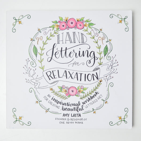 Hand Lettering for Relaxation Book