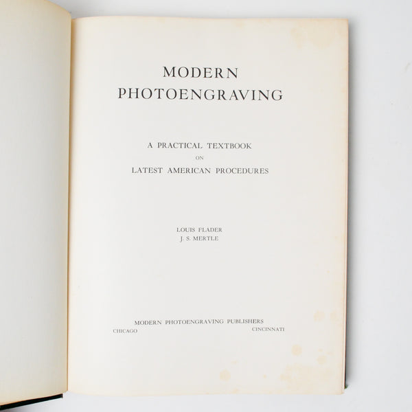 Modern Photoengraving Book