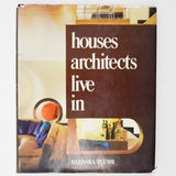 Houses Architects Live In Art Book