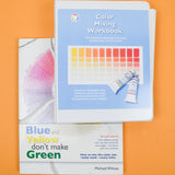 Blue and Yellow Don't Make Green Book with Color Mixing Workbook - Set of Book + Binder