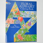 Floral Alphabet Coloring Book