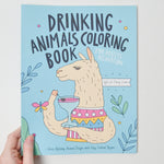 Drinking Animals Coloring Book with Cocktail Recipes Default TItle