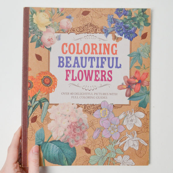 Coloring Beautiful Flowers Book Default TItle