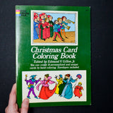 Christmas Card Coloring Book