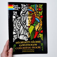 Stained Glass Windows Coloring Book