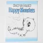 How to Draw Happy Monsters Book