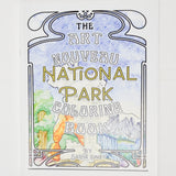The Art Nouveau National Park Coloring Book
