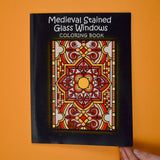 Medieval Stained Glass Windows Coloring Book