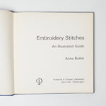 Embroidery Stitches: An Illustrated Guide Book