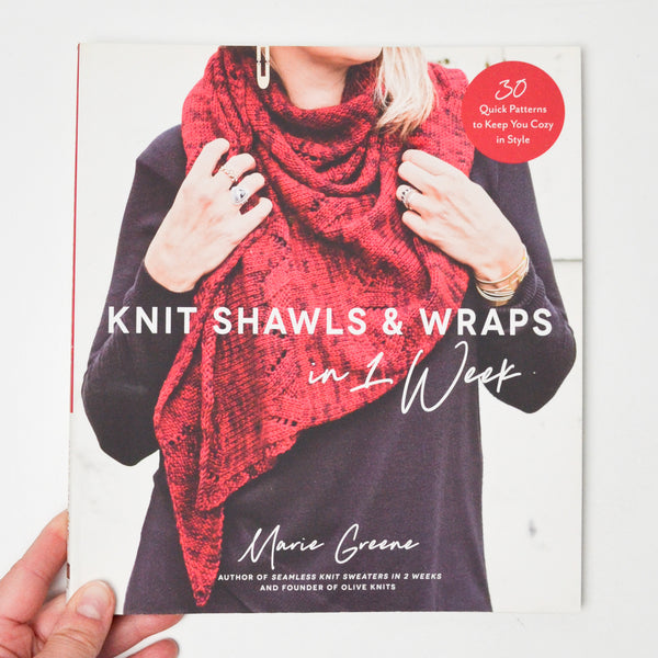 Knit Shawls + Wraps in 1 Week Book