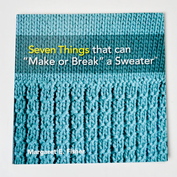 Seven Things That Can "Make or Break" a Sweater Book