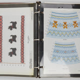 The Smocking Plate Shapes + Figures Smocking Patterns Mini Binder