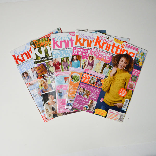 Simply Knitting Magazines - Bundle of 5 Default Title