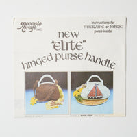 Sewing + Macrame Patterns for "Elite" Hinged Purse Handle - Pattern Only Default Title