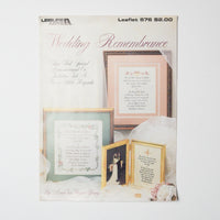 Leisure Arts Wedding Remembrance Embroidery Pattern Default Title