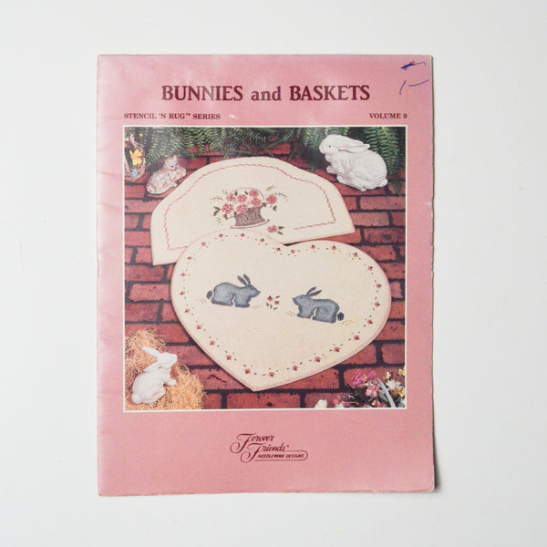 Forever Friends Bunnies and Baskets Stencil 'N Rug Series Vol. 9 Default Title