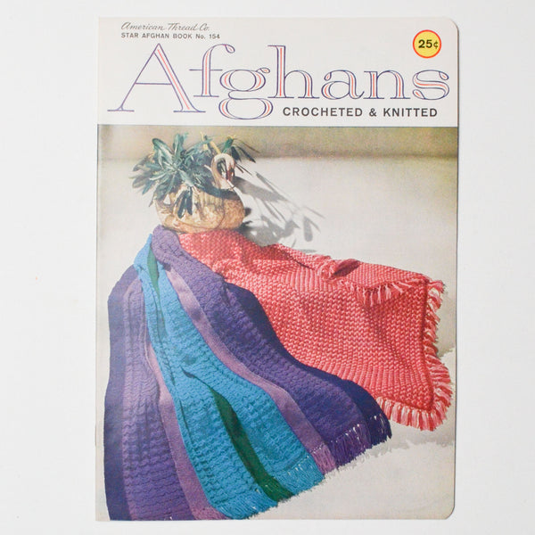 American Thread Co. Star Afghan Book No. 154 Crochet + Knitting Patterns Default Title