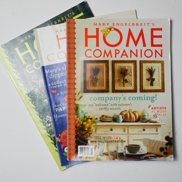 Mary Engelbreit's Home Companion Magazines, 1996 + 2002 - 3 Issues Default Title