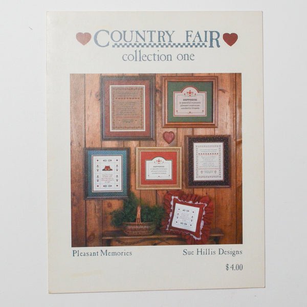 Country Fair Collection One Pleasant Memories Cross Stitch Sampler Pattern Booklet Default Title