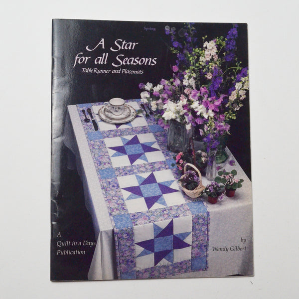 A Star for All Seasons Table Runner + Placemats Pattern Booklet Default Title
