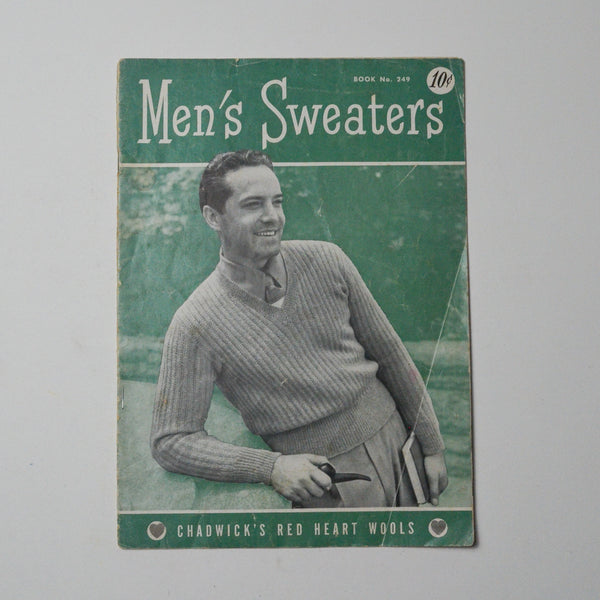 Chadwick's Red Heart Wools Men's Sweaters Booklet Default Title