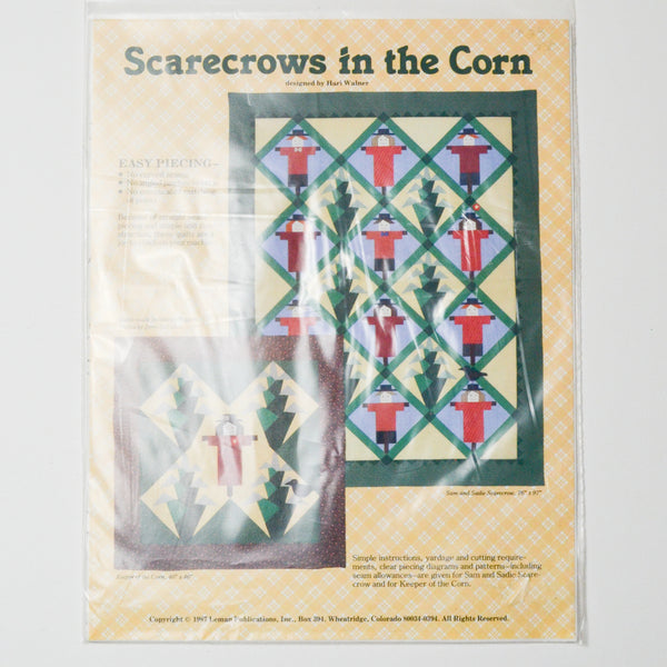 Scarecrows in the Corn Quilting Pattern