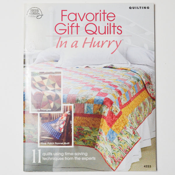 Favorite Gift Quilts in a Hurry Booklet - ASN 4223