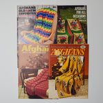 Afghan Knitting Booklet Bundle - Set of 4