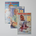 Red Heart Baby Knitting Booklets - Set of 3