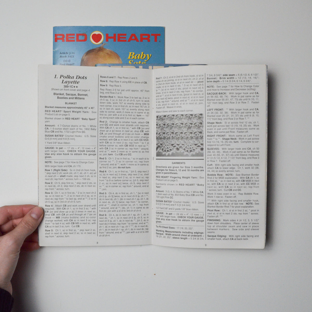 Red Heart Baby Knitting Booklets - Set of 3 – Make & Mend