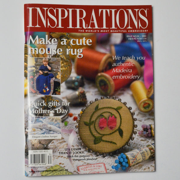 Inspirations Embroidery Magazine - Issue No. 34