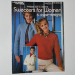 Knitted Set-In Sleeve Sweaters for Women - Leisure Arts Leaflet 215