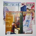 Piecework Magazine, 2005-2008- Bundle of 5