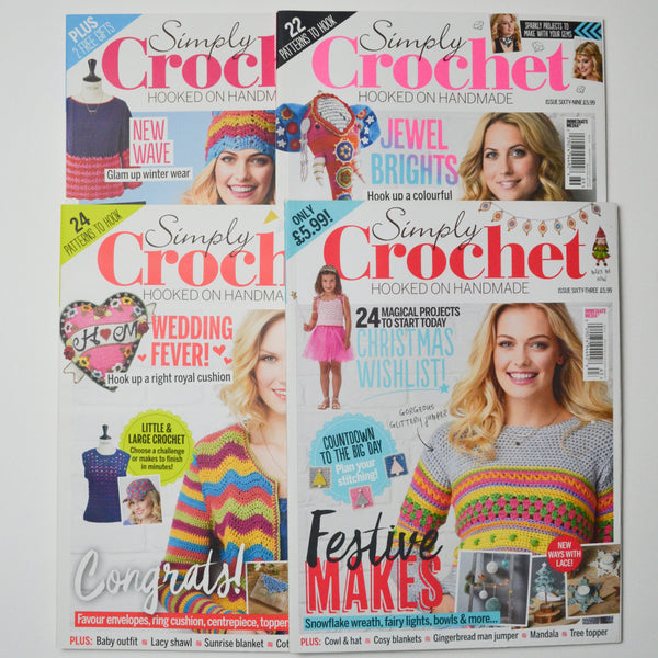 Simply Crochet Magazine - Issues 63, 65, 69 + 70