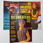 Woman's Day Sweaters 101 Sweaters You Can Knit & Crochet Magazine - Bundle of 3