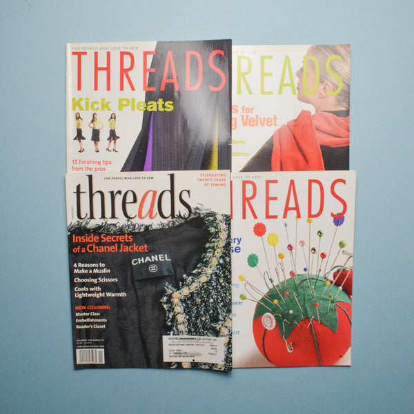 Threads Magazine 2005 4 Issues Make Mend Threads magazine 2005 4 issues make mend