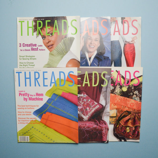 Threads Magazine, 2004 - 6 Issues #110-115 – Make & Mend