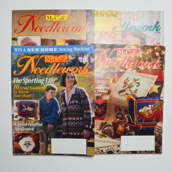 McCall's Needlework Magazine, 1994 -  5 Issues