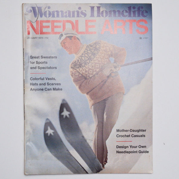 Woman's Homelife Needle Arts Magazine, January 1973