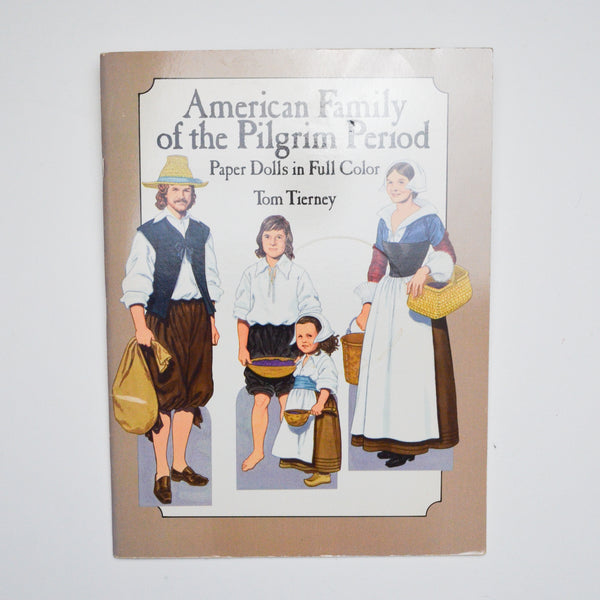 American Family of the Pilgrim Period Paper Dolls Booklet
