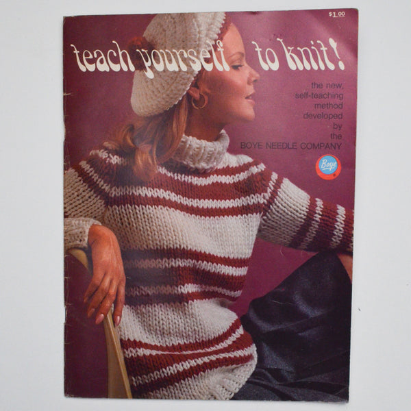 Boye Teach Yourself to Knit Booklet
