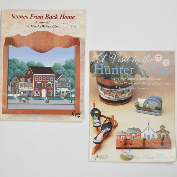 A Visit to the Hunter Valley + Scenes From Back Home Vol. 2 Tole Painting Booklets