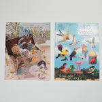 Bird + Seaside Magnet Plastic Canvas Needlepoint Booklets - Set of 2