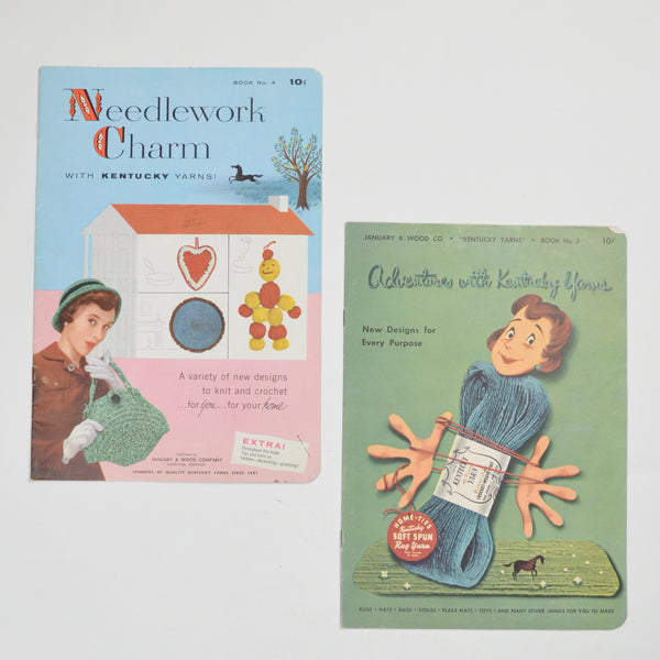 Kentucky Yarns Vintage Pattern Booklets - Books No. 3 + 4