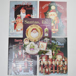 Santa Claus Sampler + Santas, Etc. Tole Painting Booklets - Bundle of 5