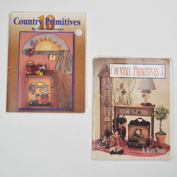 Country Primitives Tole Painting Booklets - Set of 2