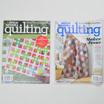 American Patchwork & Quilting Magazines, 2021 - Set of 2