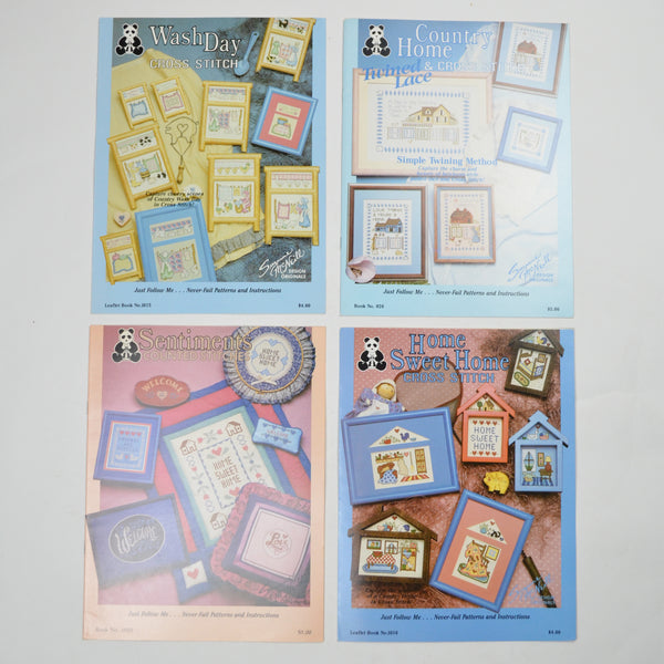 Design Originals Cross Stitch Pattern Booklets - Set of 4