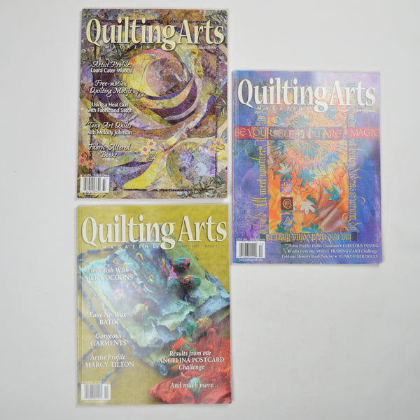 Quilting Arts Magazines - Set of 3