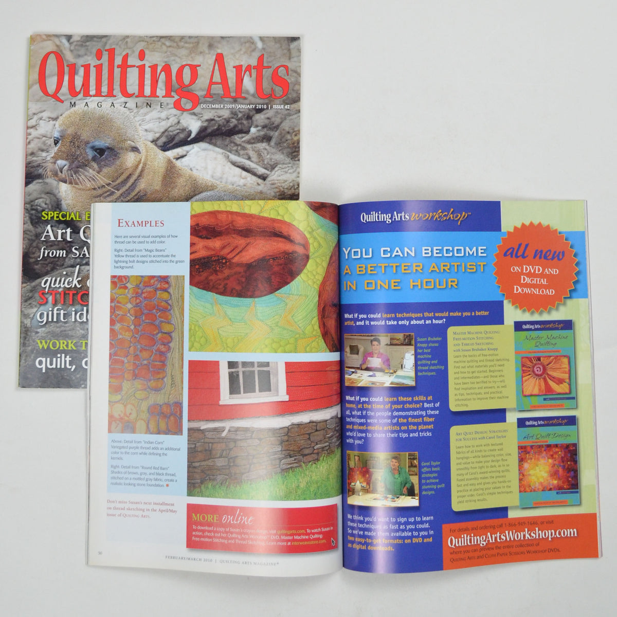 Quilting Arts Magazine, 2010 - Set of 2 – Make & Mend
